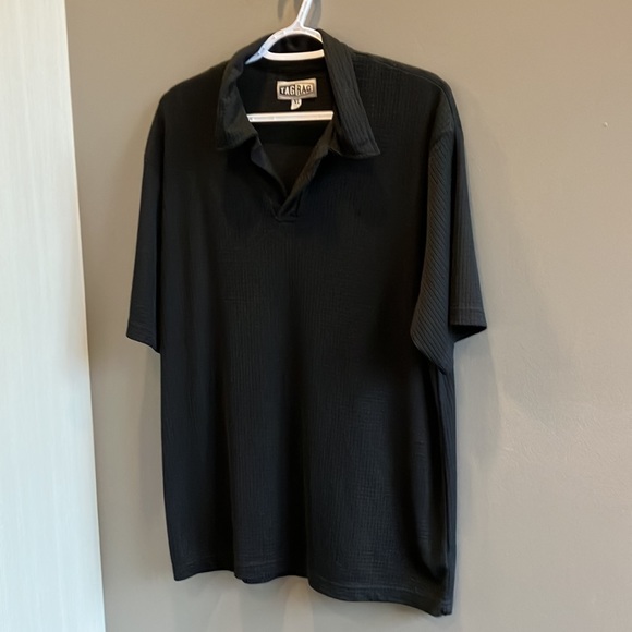 Vintage 90s TagRag Men’s Black Lightweight Polo Size XL - Picture 3 of 13